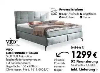 Hardeck Vito boxspringbett somo Angebot
