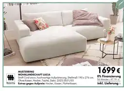 Hardeck Musterring wohnlandschaft lucia Angebot