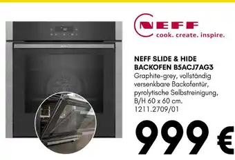 Hardeck Neff slide & hide backofen b5acj7ag3 Angebot