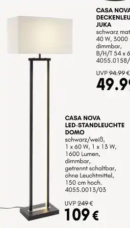 Hardeck Casa nova led-standleuchte domo Angebot