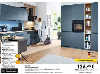 Hardeck Mondo einbauküche esilia Angebot