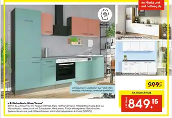 Hellweg Küchenblock nizza/verona Angebot