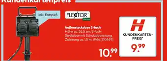 Hellweg Flector außensteckdose 2-fach Angebot
