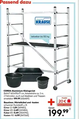 Hellweg Krause corda aluminium-kkleingerüst Angebot
