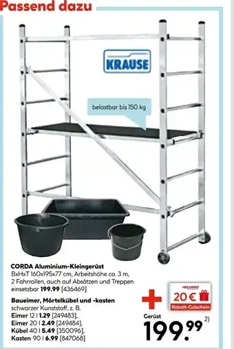 Hellweg Krause corda aluminium-kkleingerüst Angebot