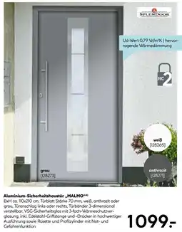 Hellweg Splendoor aluminium-sicherheitshaustür malmo weiß Angebot