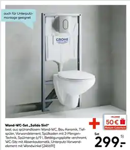 Hellweg Grohe wand-wc-set „solido 5in1“ Angebot
