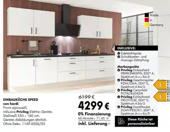 Hardeck Einbauküche speed Angebot