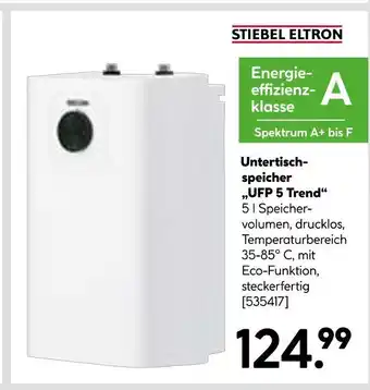 Hellweg Stiebel eltron untertischspeicher „ufp 5 trend“ Angebot