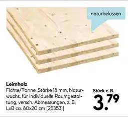 Hellweg Leimholz Angebot
