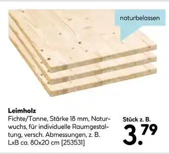 Hellweg Leimholz Angebot
