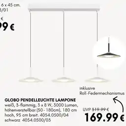 Hardeck Globo pendelleuchte lampone Angebot