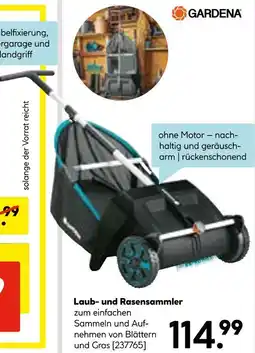 Hellweg Gardena laub- und rasensammler Angebot