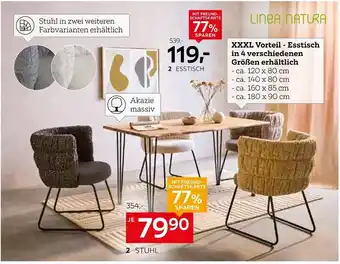 XXXLutz Linea natura esstisch Angebot