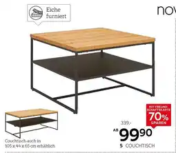 XXXLutz Novel couchtisch ca. 70 x 70 x 44 cm Angebot