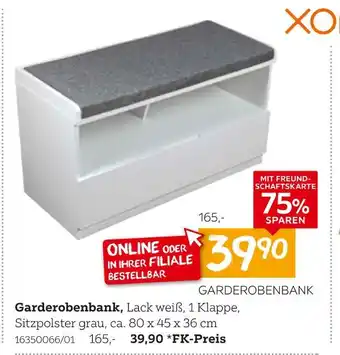 XXXLutz Garderobenbank Angebot