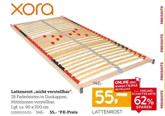 XXXLutz Xora lattenrost „nicht verstellbar“ Angebot