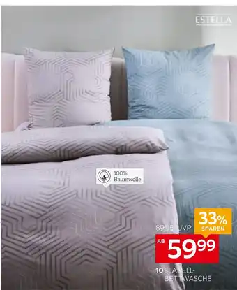 XXXLutz Estella flanell-bettwäsche-garnitur avignon ca. 135 x 200 cm und 80 x 80 cm Angebot