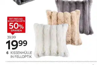 XXXLutz Dieter knoll kissenhülle in felloptik Angebot
