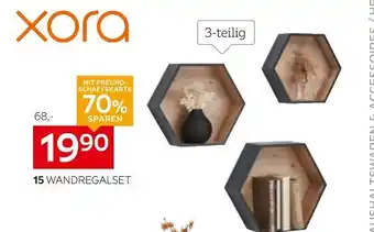 XXXLutz Xora wandregalset 3-teilig Angebot
