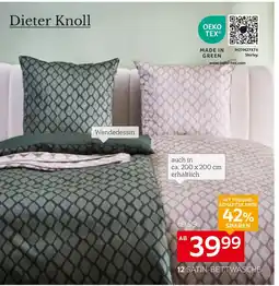 XXXLutz Dieter knoll satin-bettwäsche-garnitur „snako“ Angebot