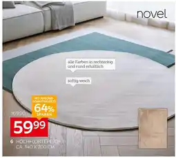 XXXLutz Novel hochflorteppich „lagos“ Angebot