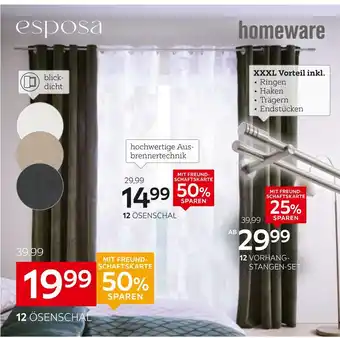 XXXLutz Esposa ösenschal „aneka“ Angebot