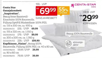 XXXLutz Centa star ganzjahresbett inspiration ca. 135 x 200 cm Angebot