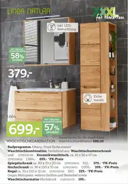 XXXLutz Linea natura waschtischkombination Angebot