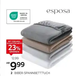 XXXLutz Esposa biber-spannbetttuch „zermatt“ Angebot
