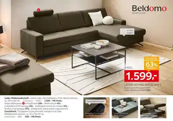 XXXLutz Beldomo leder-wohnlandschaft Angebot