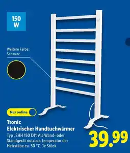 Lidl Tronic elektrischer handtuchwärmer Angebot