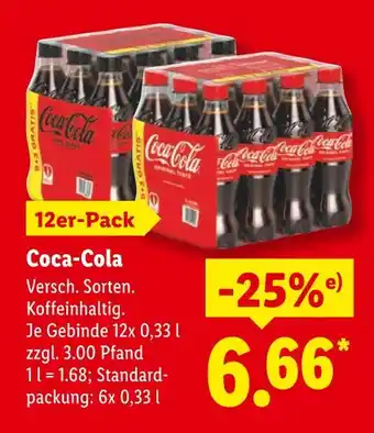 Lidl Coca-cola coca-cola Angebot