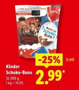 Lidl Kinder schoko-bons Angebot