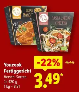 Lidl Youcook indian style mango chicken Angebot