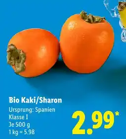 Lidl Bio kaki/sharon Angebot