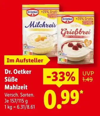 Lidl Dr. oetker milchreis Angebot