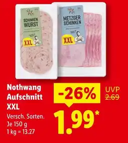Lidl Nothwang schinken wurst xxl Angebot