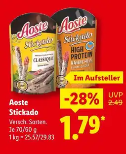 Lidl Aoste stickado Angebot