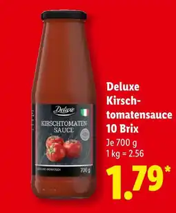 Lidl Deluxe kirschtomatensauce 10 brix Angebot
