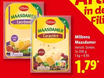 Lidl Milbona maasdamer lacrème Angebot