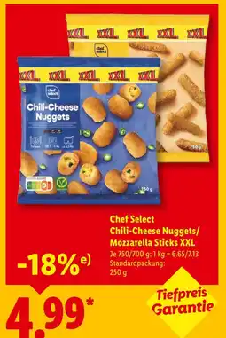 Lidl Chef select chili-cheese nuggets xxl Angebot