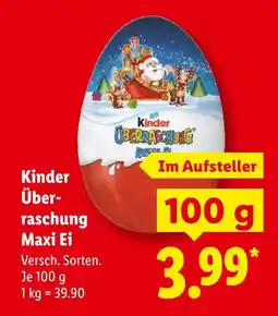 Lidl Kinder überraschung maxi ei Angebot