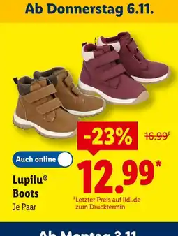 Lidl Lupilu boots Angebot