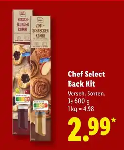 Lidl Chef select back kit Angebot
