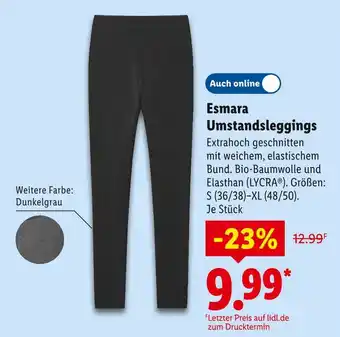 Lidl Esmara umstandsleggings Angebot