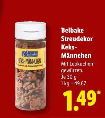 Lidl Belbake streudekor keks-männchen Angebot