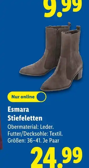 Lidl Esmara stiefeletten Angebot