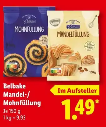 Lidl Belbake mandelfüllung Angebot