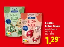 Lidl Belbake glitzer-glasur grün Angebot